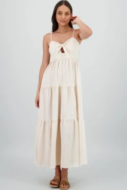 Shasa Solid Maxi Dress