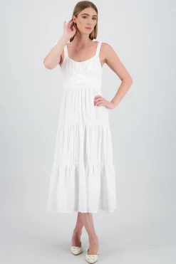 Shasa Solid Maxi Dress