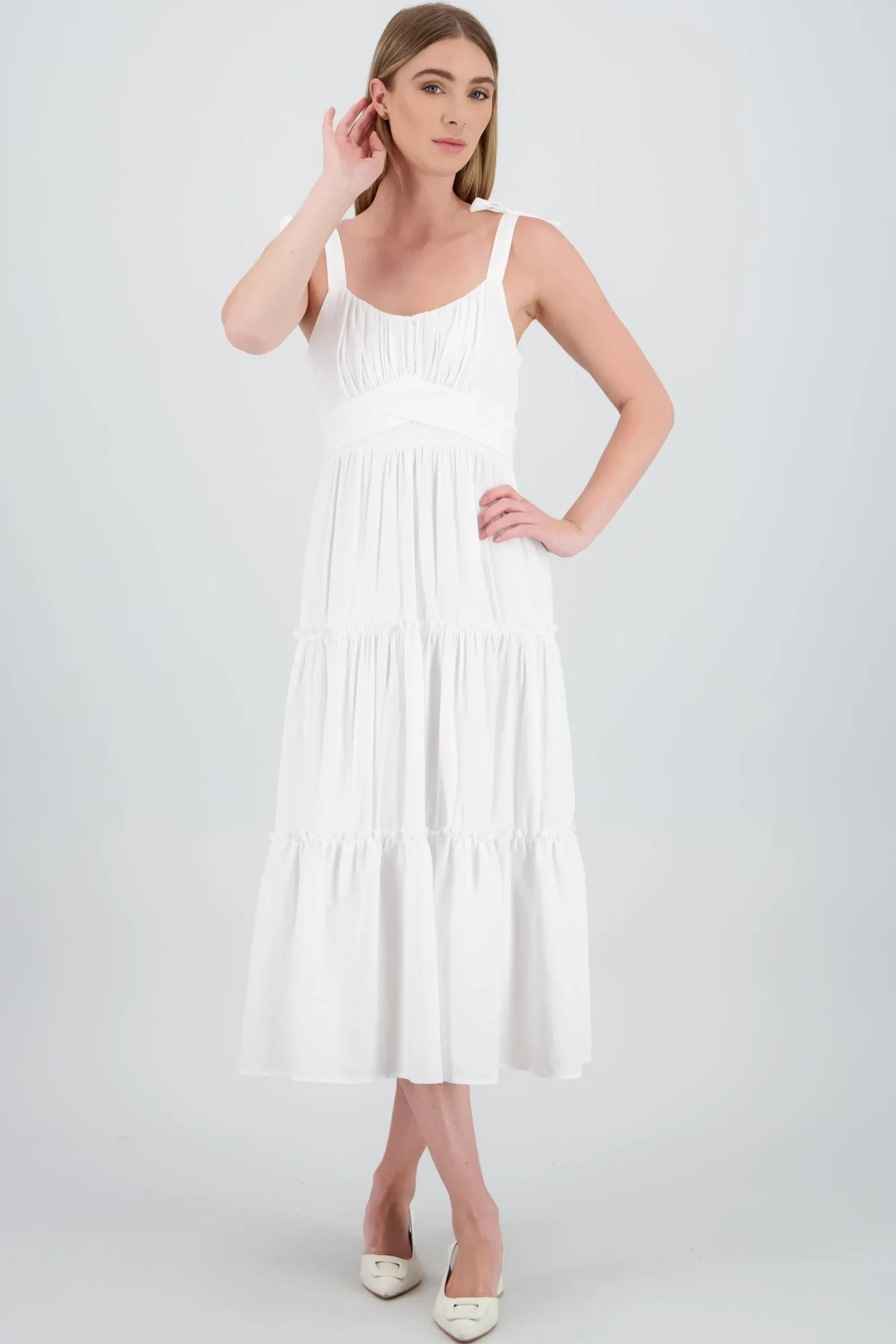 Shasa Solid Maxi Dress