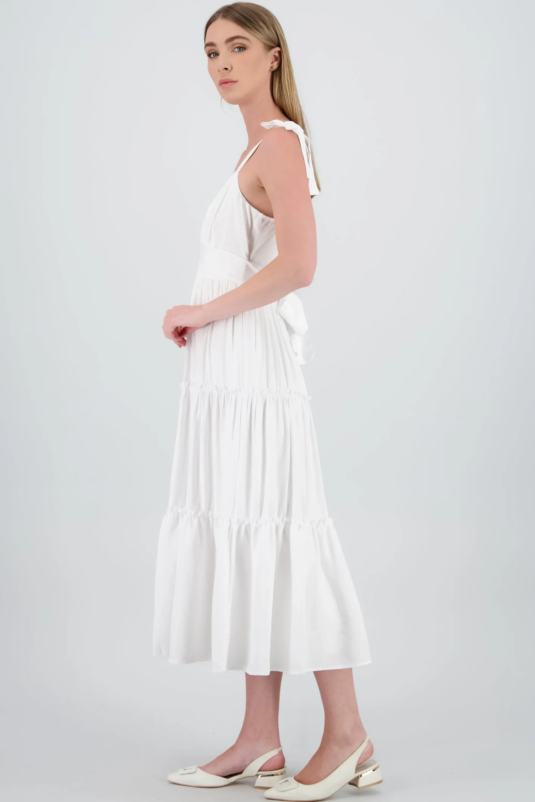 Shasa Solid Maxi Dress