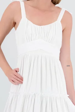 Shasa Solid Maxi Dress