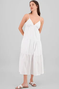 Shasa Solid Maxi Dress