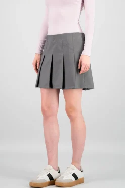 Shasa Solid Mini Skirt