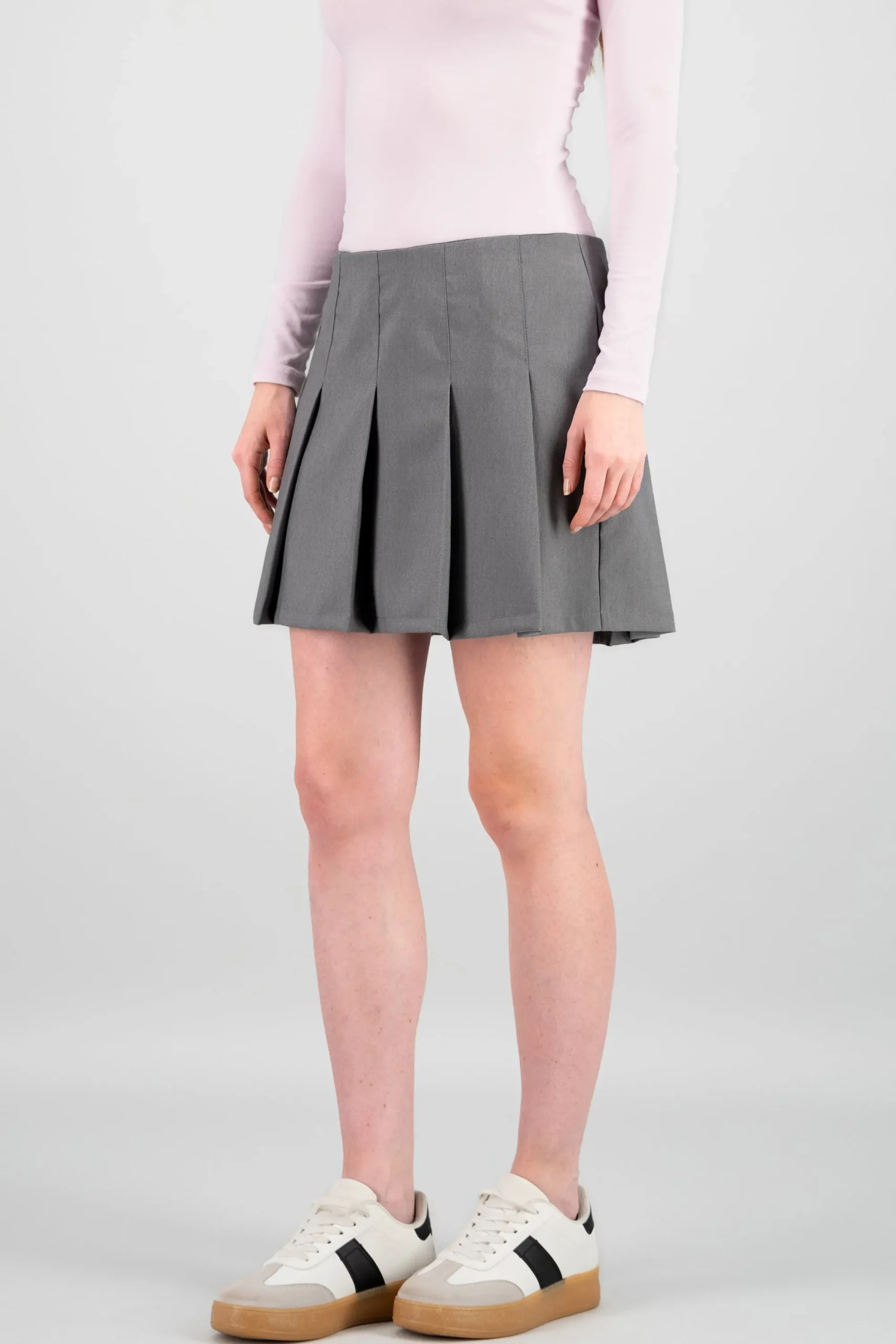 Shasa Solid Mini Skirt
