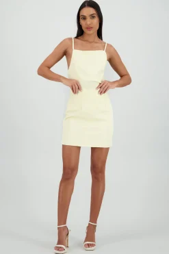 Shasa Solid Mini Skirt with Waistband Detail
