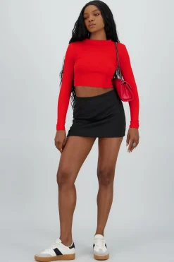 Shasa Solid Mini Skort