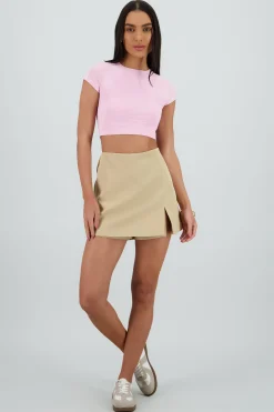 Shasa Solid Mini Skort