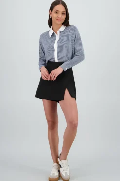 Shasa Solid Mini Skort