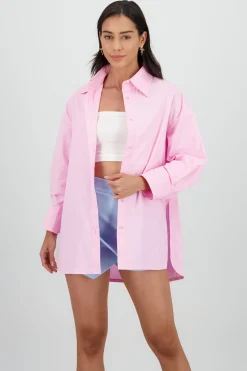 Shasa Solid Oversized Shirt