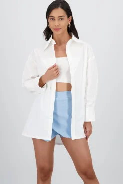 Shasa Solid Oversized Shirt