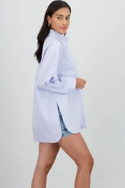 Shasa Solid Oversized Shirt