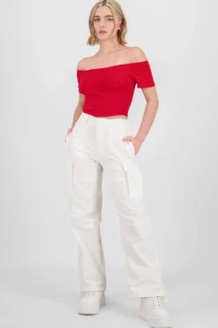 Shasa Solid Parachute Pants