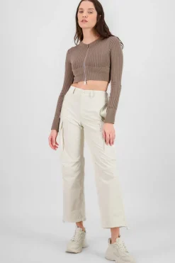 Shasa Solid Parachute Pants