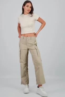 Shasa Solid Parachute Pants