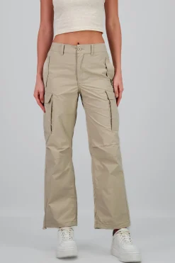Shasa Solid Parachute Pants