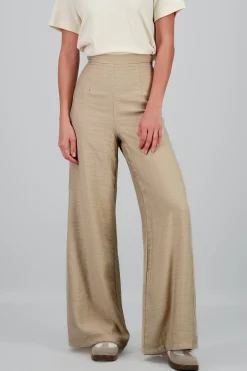 Shasa Solid Pleated Pants