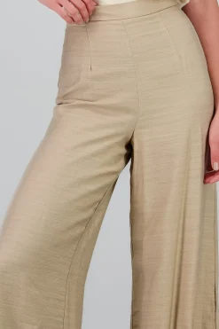 Shasa Solid Pleated Pants