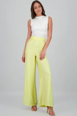 Shasa Solid Pleated Pants