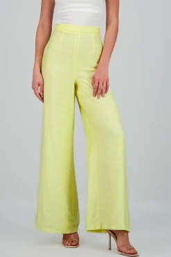 Shasa Solid Pleated Pants