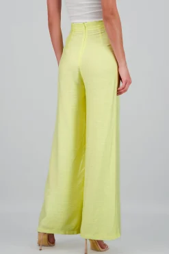 Shasa Solid Pleated Pants