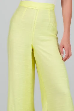 Shasa Solid Pleated Pants