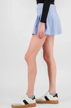 Shasa Solid Pleated Skirt