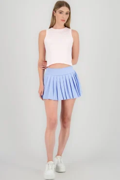Shasa Solid Pleated Skort
