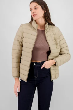 Shasa Solid Quilted Jacket