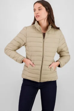Shasa Solid Quilted Jacket