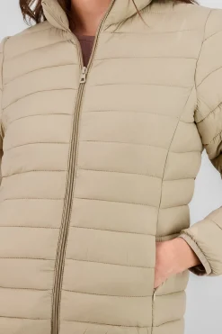 Shasa Solid Quilted Jacket