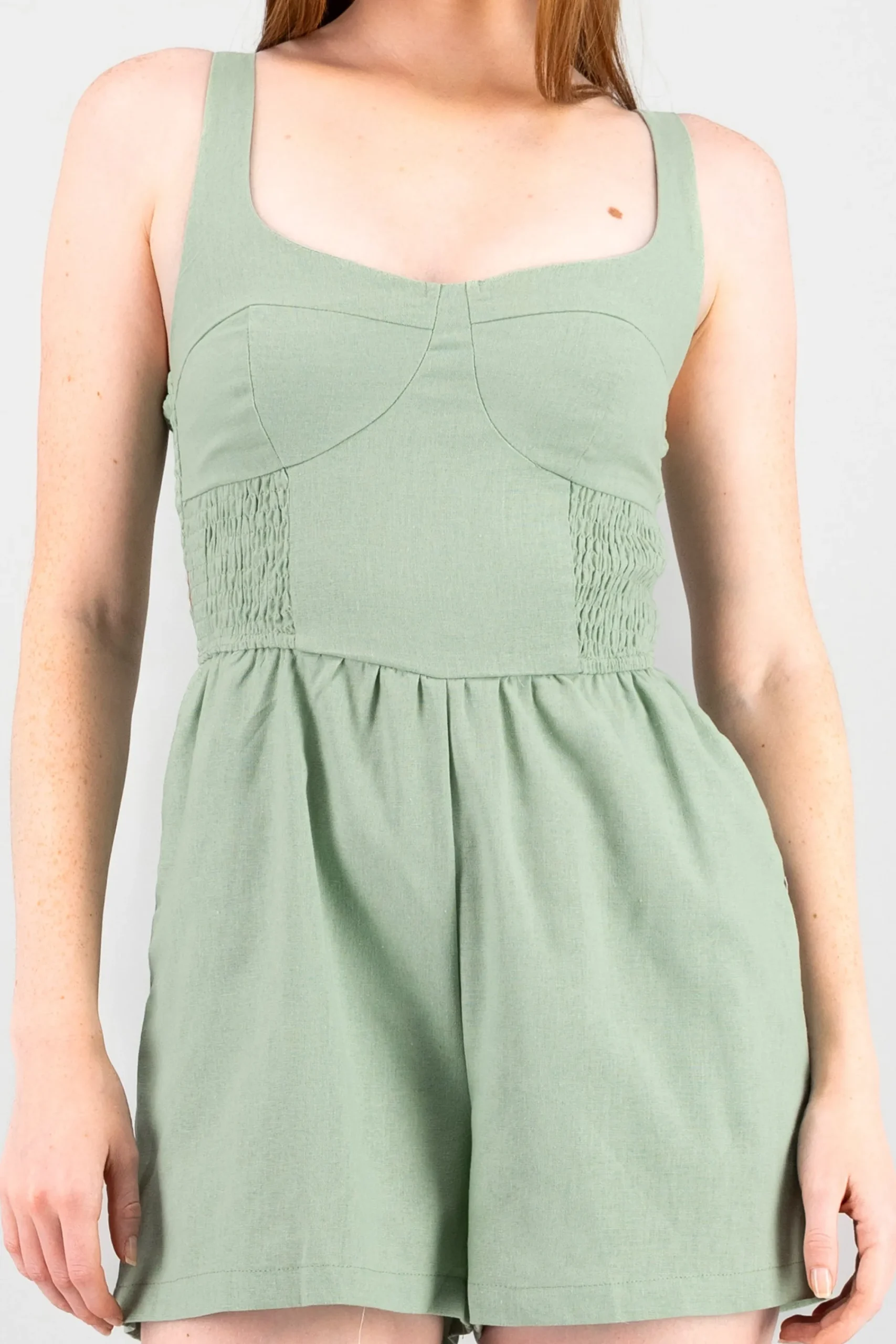 Shasa Solid Romper