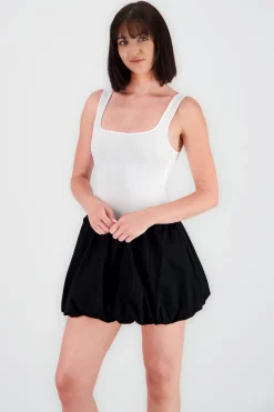 Shasa Solid Round Neck Bodysuit