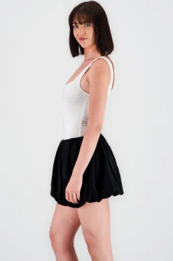 Shasa Solid Round Neck Bodysuit