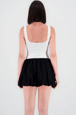 Shasa Solid Round Neck Bodysuit