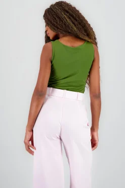 Shasa Solid Round Neck Bodysuit