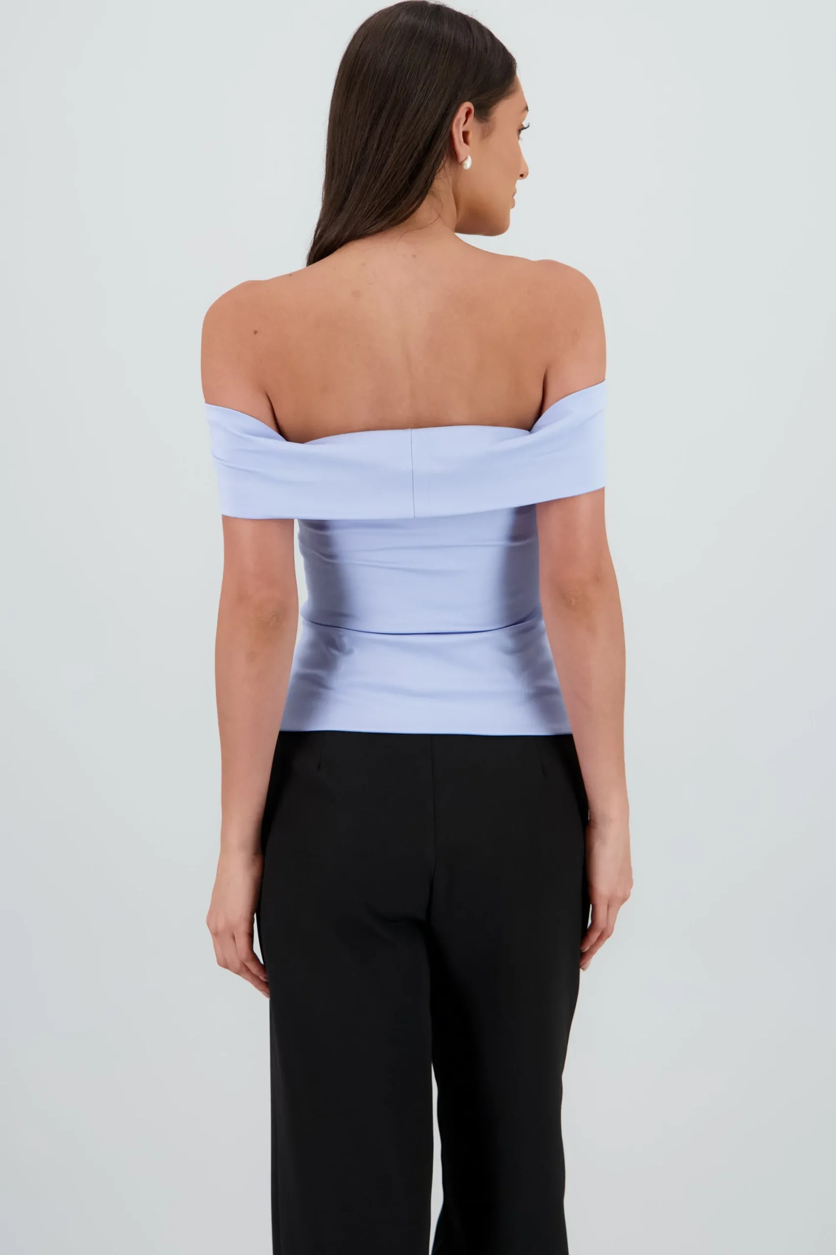 Shasa Solid Ruched Top