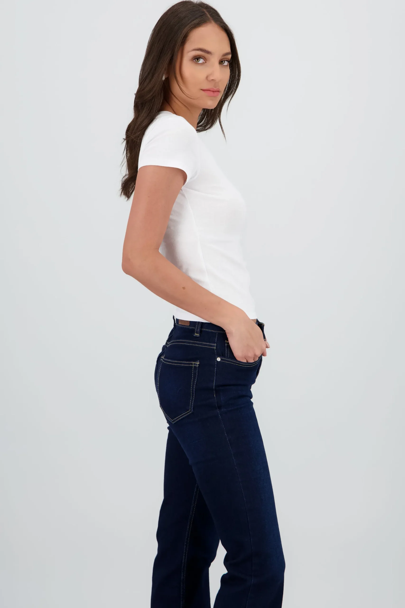 Shasa Solid Short Sleeve Top