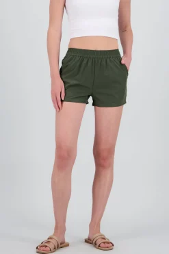 Shasa Solid Shorts with Pockets