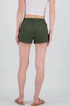 Shasa Solid Shorts with Pockets