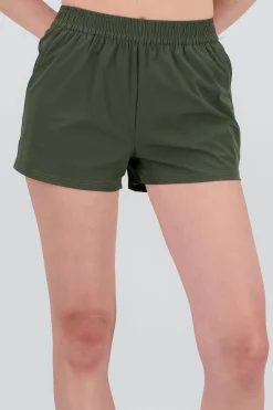 Shasa Solid Shorts with Pockets