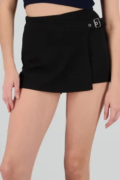 Shasa Solid Skort with Belt