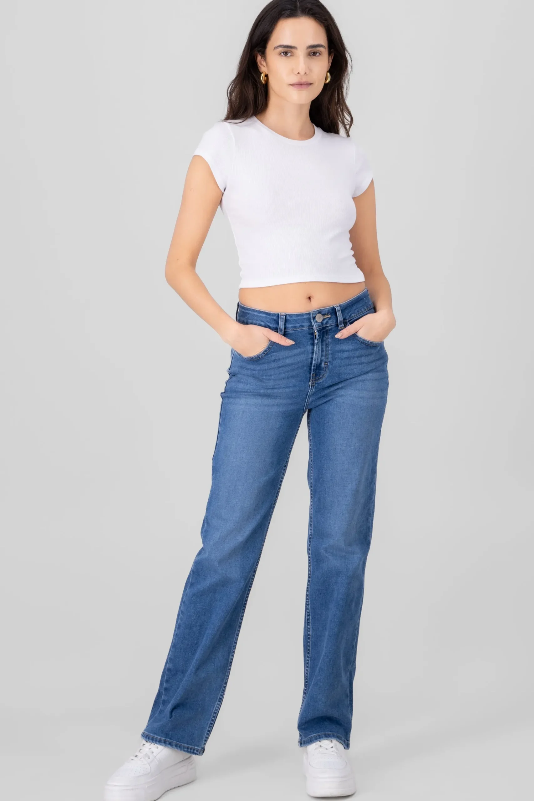 Shasa Solid Slim Jeans