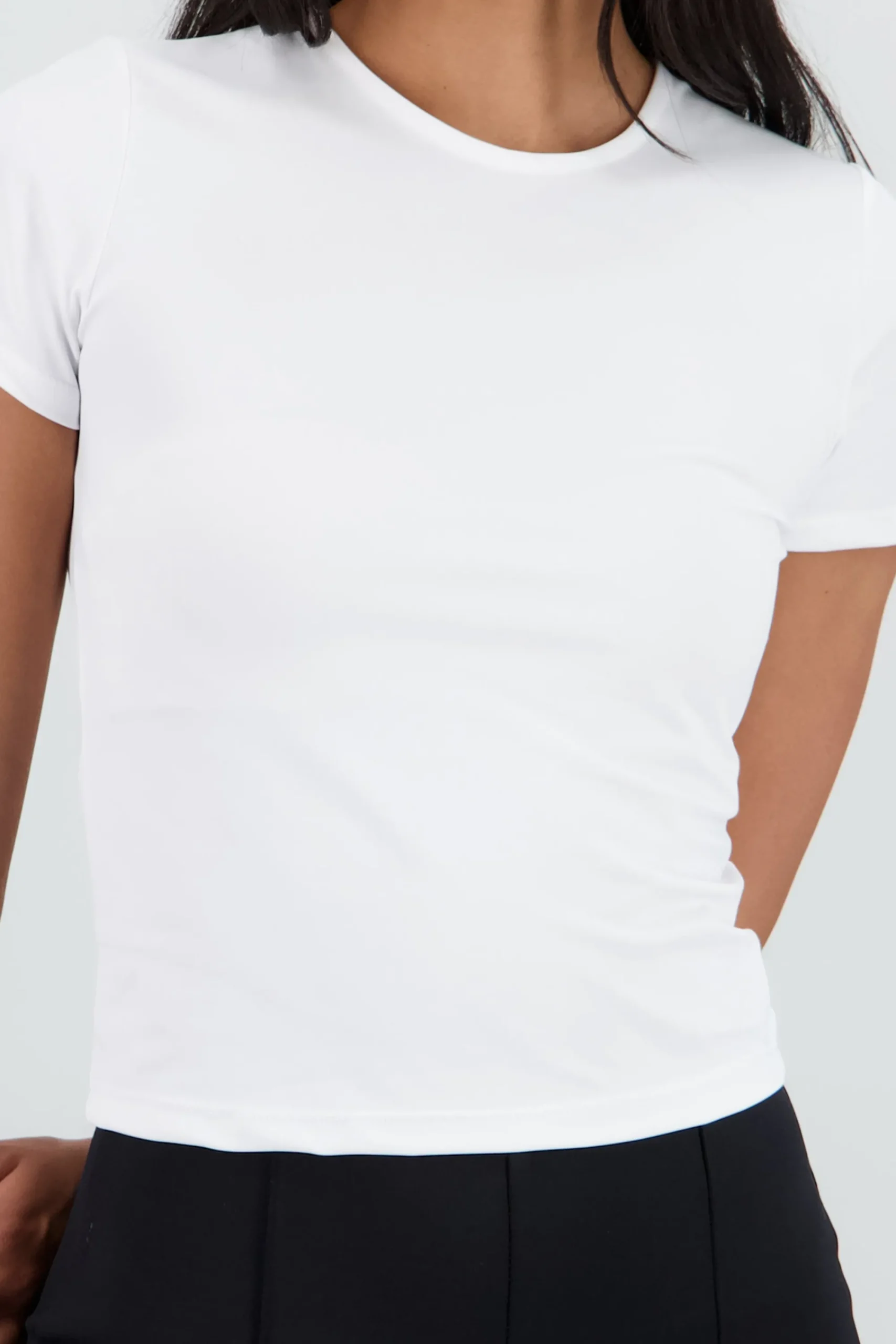 Shasa Solid Soft Touch Short Sleeve Top