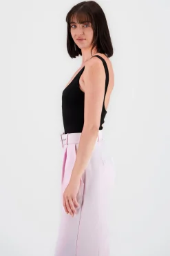 Shasa Solid Square Neck Bodysuit