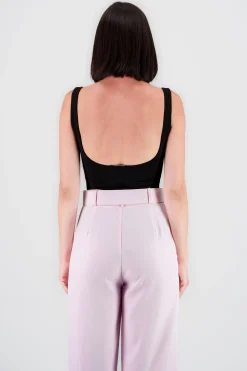 Shasa Solid Square Neck Bodysuit