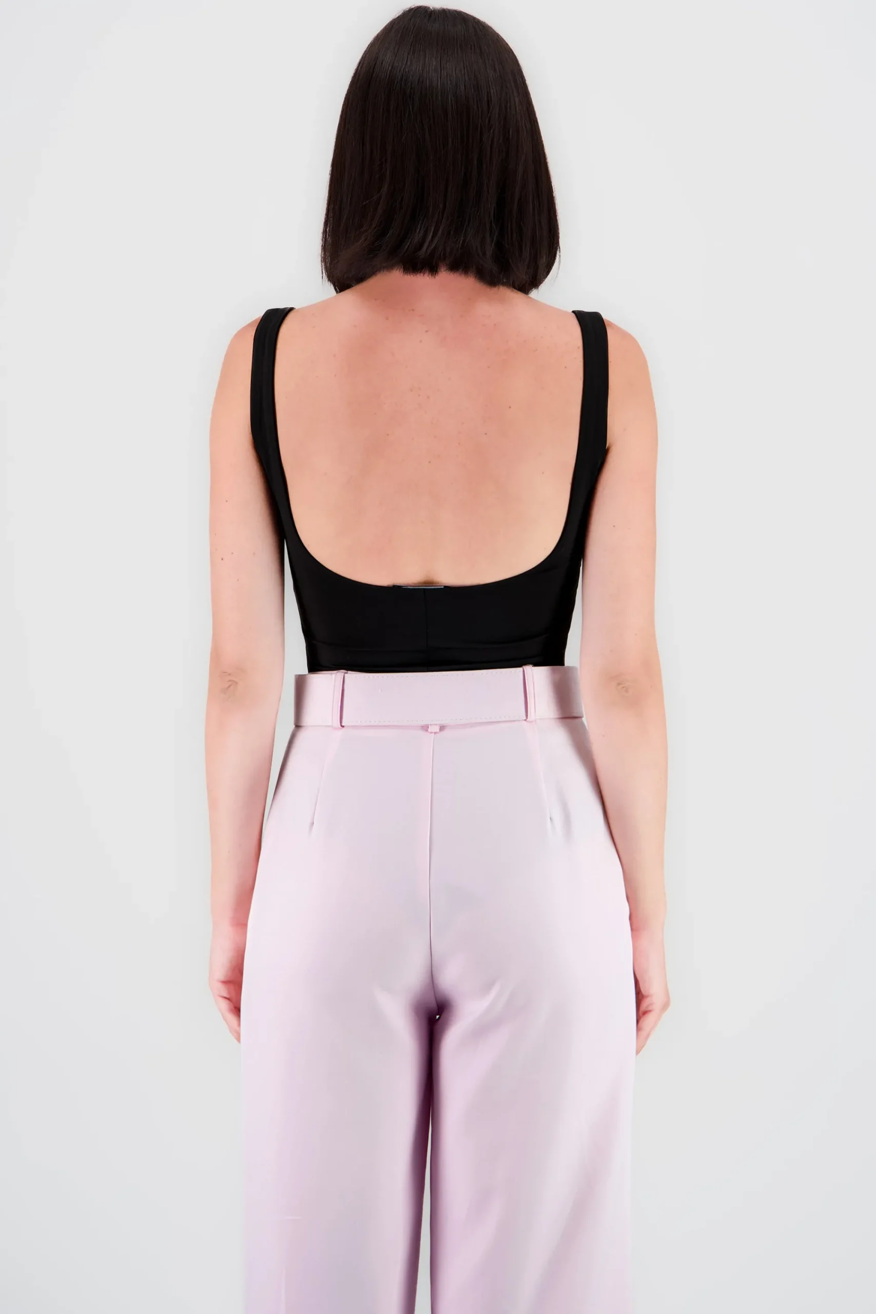 Shasa Solid Square Neck Bodysuit