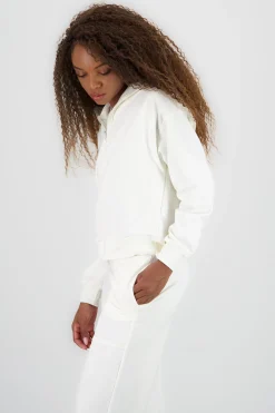 Shasa Solid Sweatshirt with Mid Neck