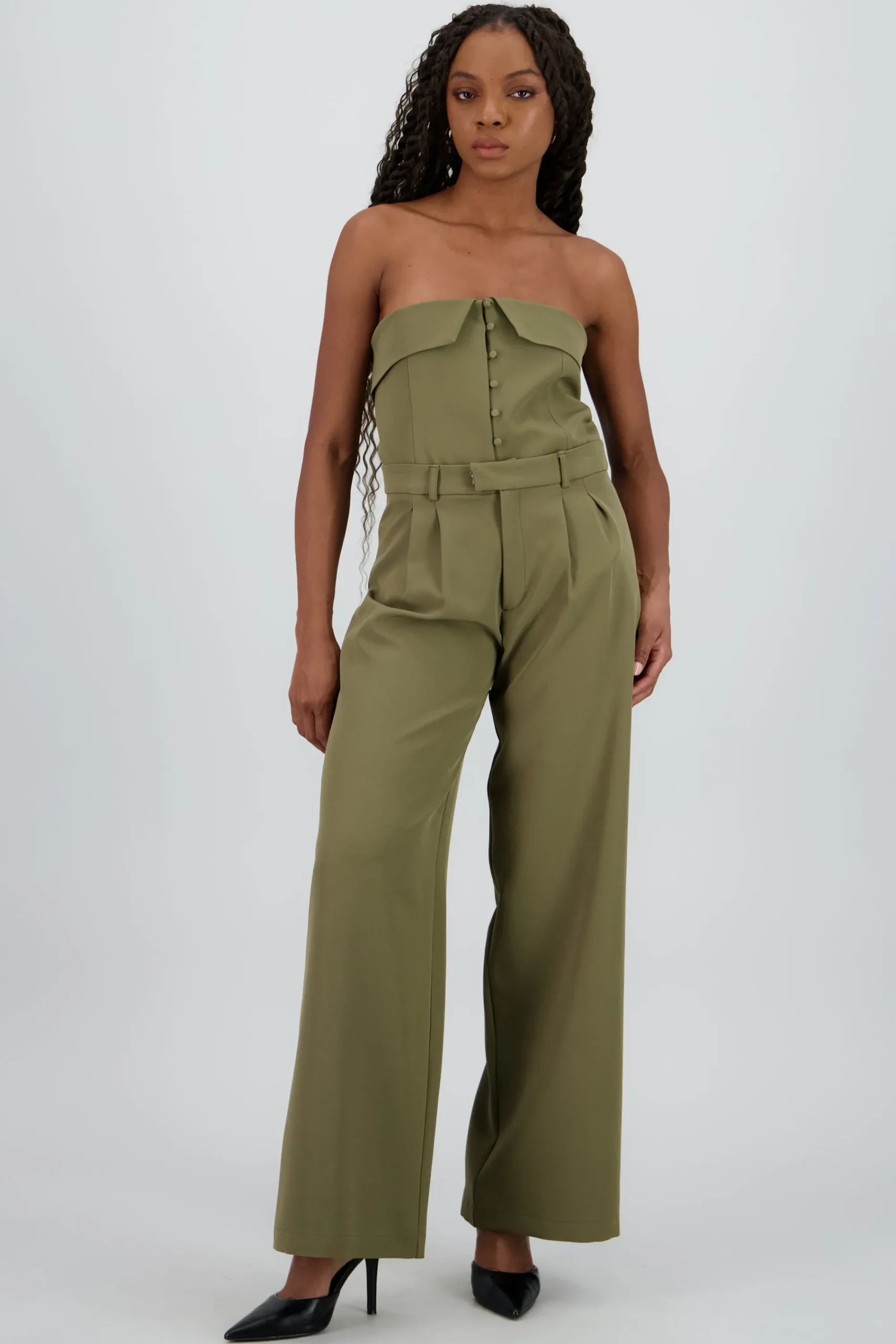 Shasa Solid Tailored Pants