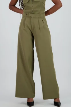 Shasa Solid Tailored Pants