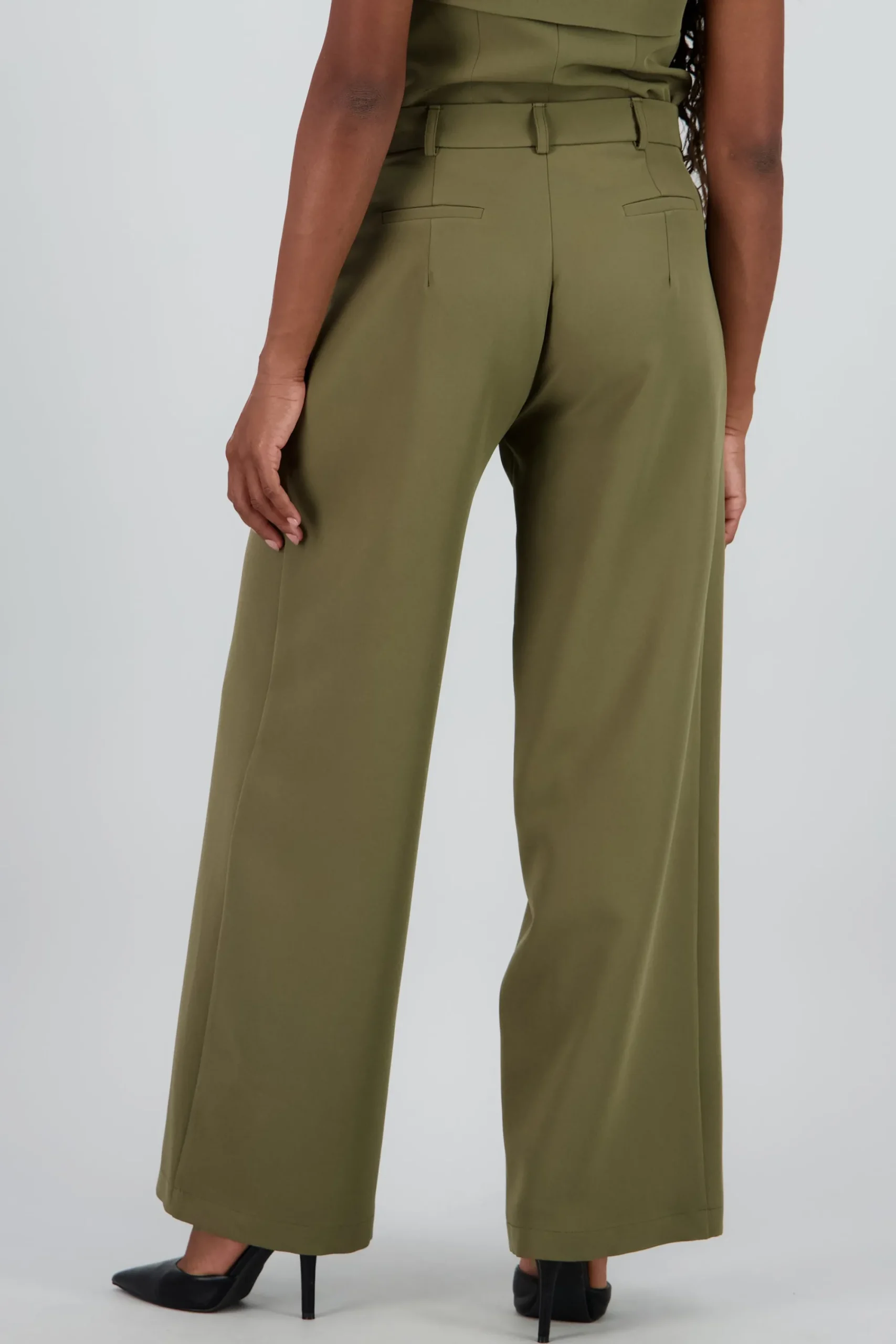 Shasa Solid Tailored Pants